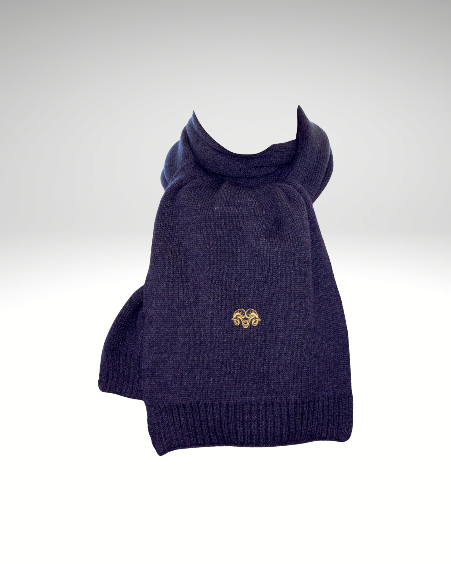 Écharpe Marine logo doré