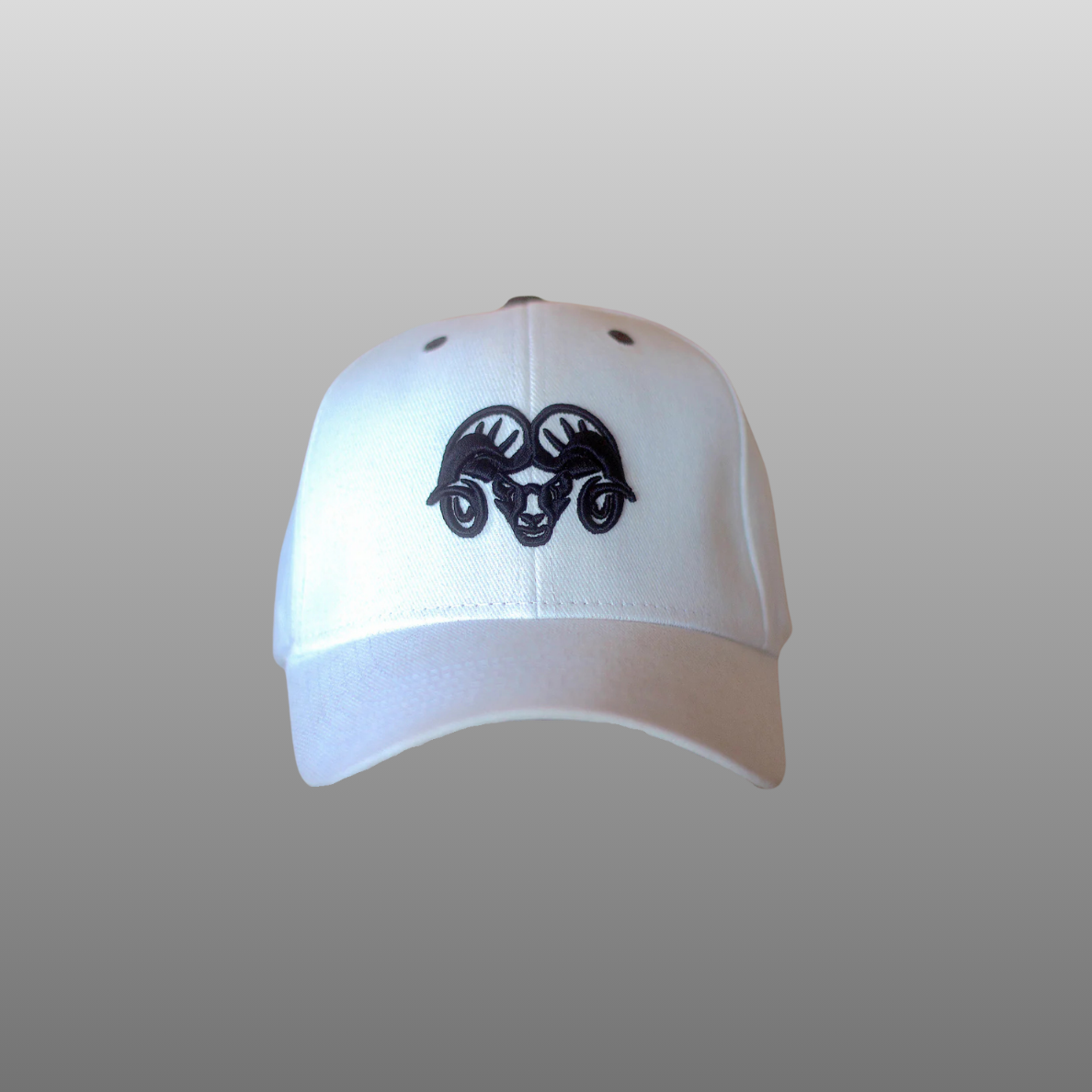 Casquette Blanche - Logo Noir - Aries By JL