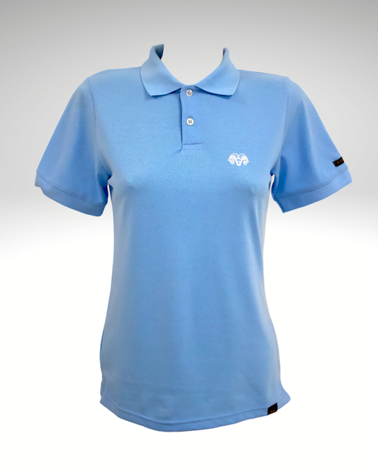 Polo Femme - Bleu Celeste