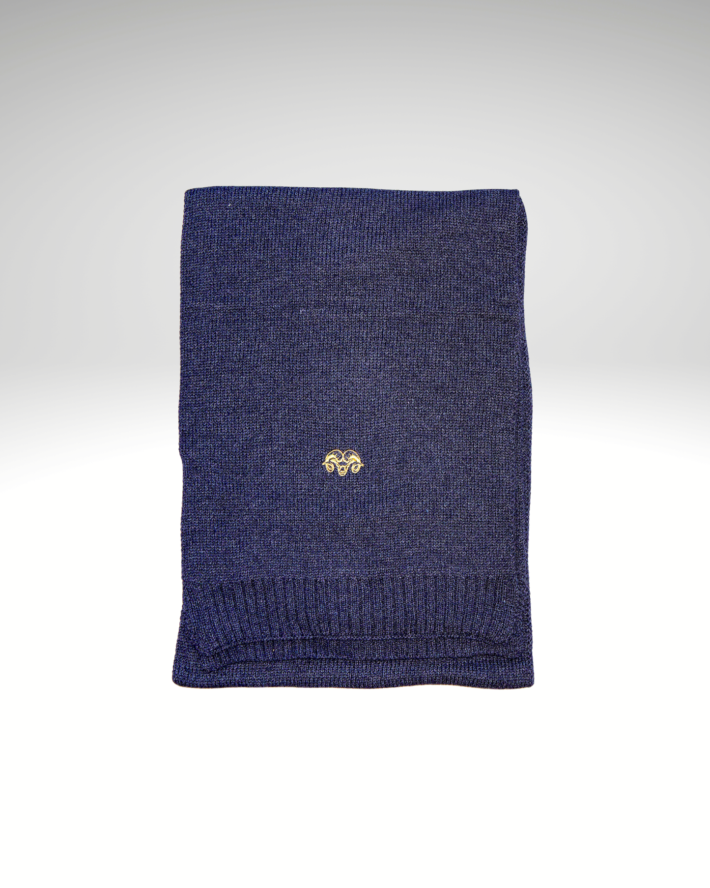 Écharpe Marine logo doré