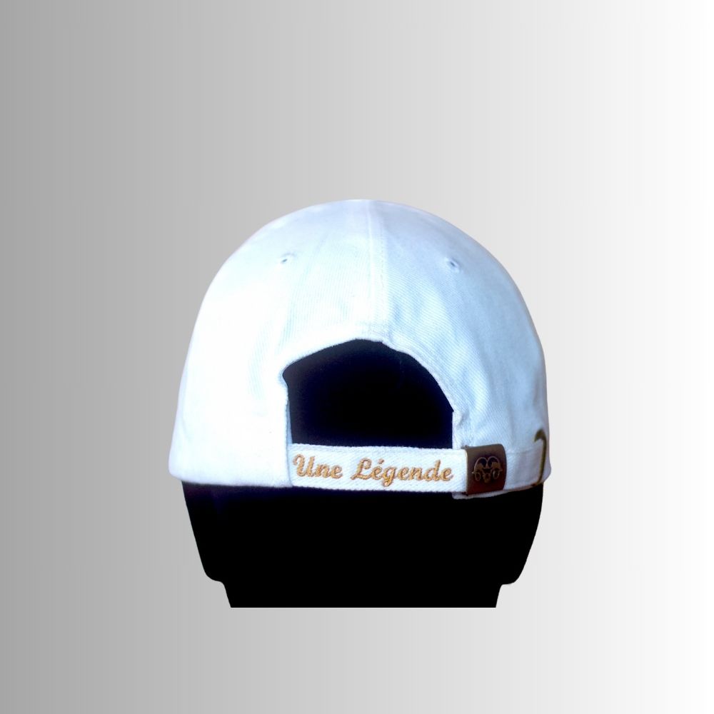 Casquette Blanche Logo Doré - Aries By JL