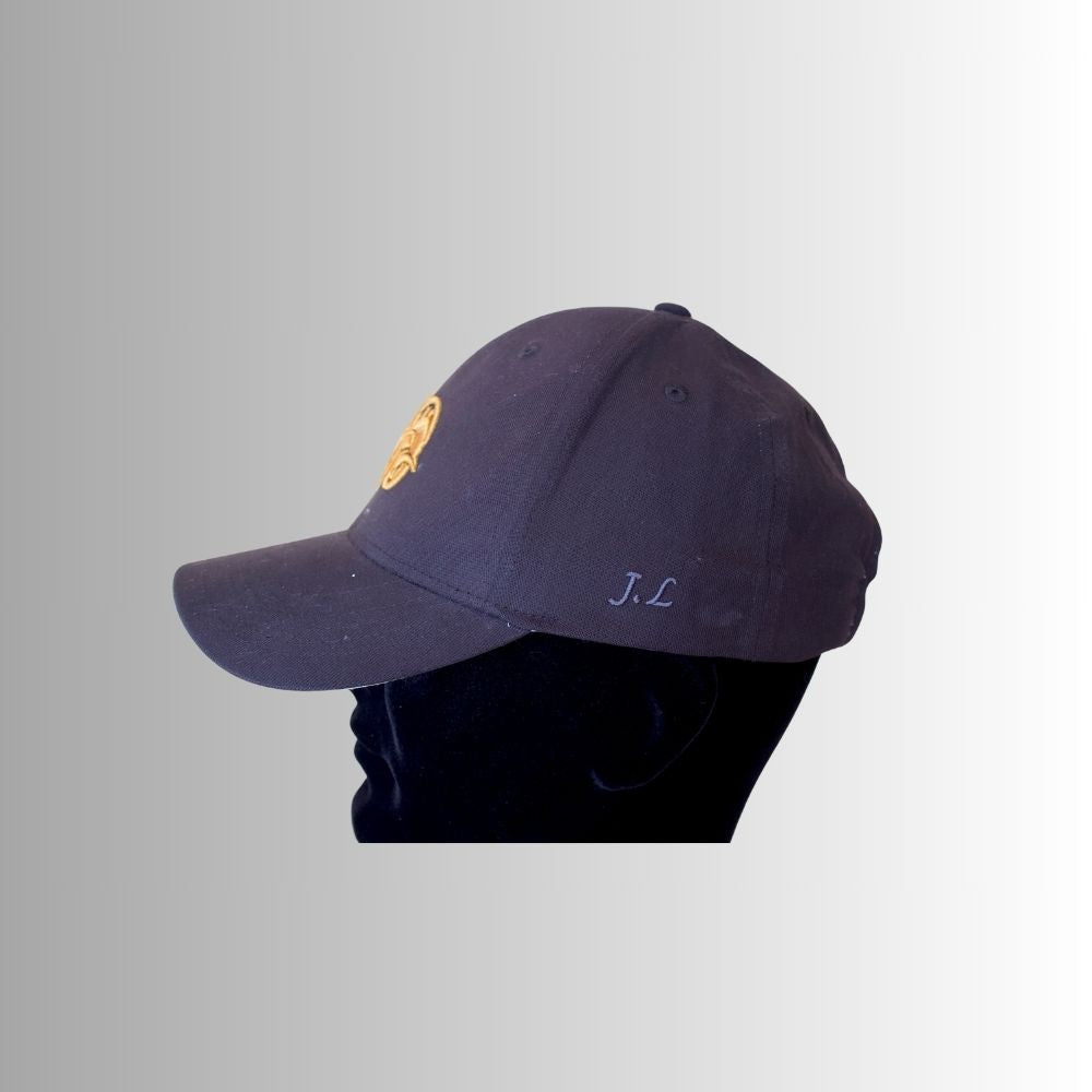 Casquette Noire - Logo Doré - Aries By JL