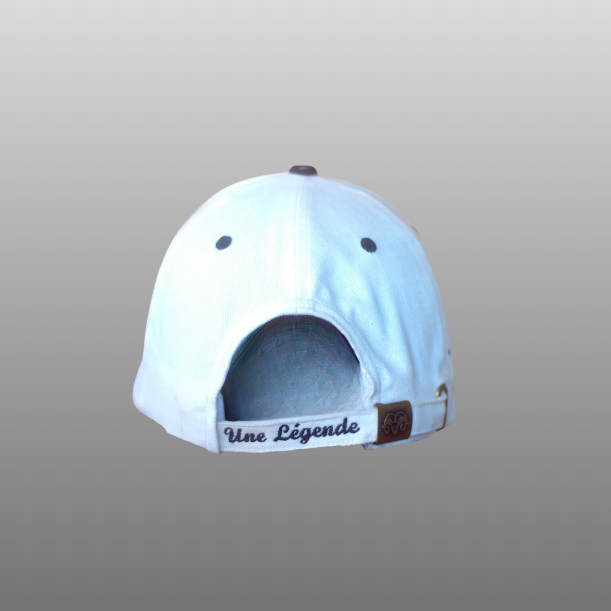 Casquette Blanche - Logo Noir - Aries By JL