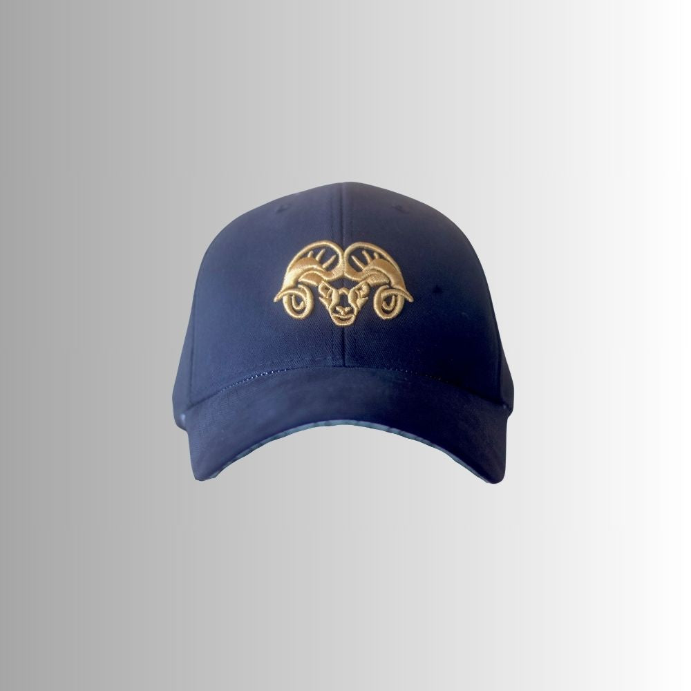 Casquette Marine - Logo Doré - Aries By JL