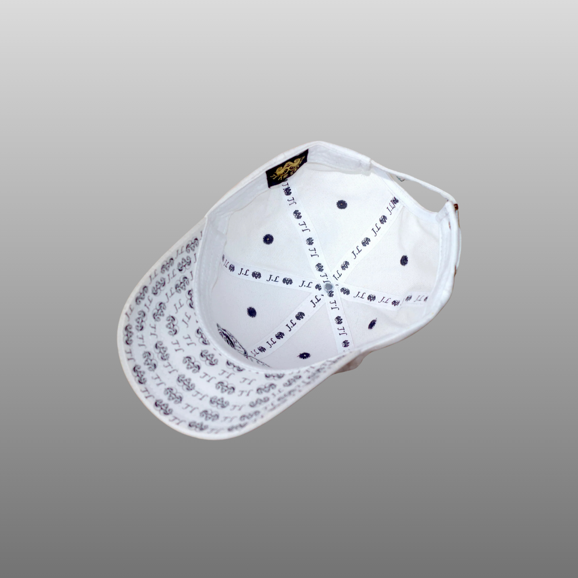 Casquette Blanche - Logo Noir - Aries By JL