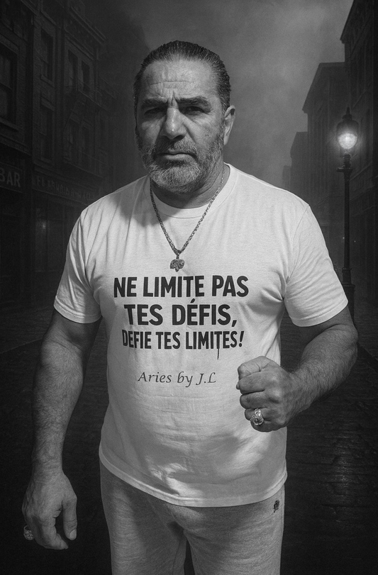 T-shirt homme blanc Défi