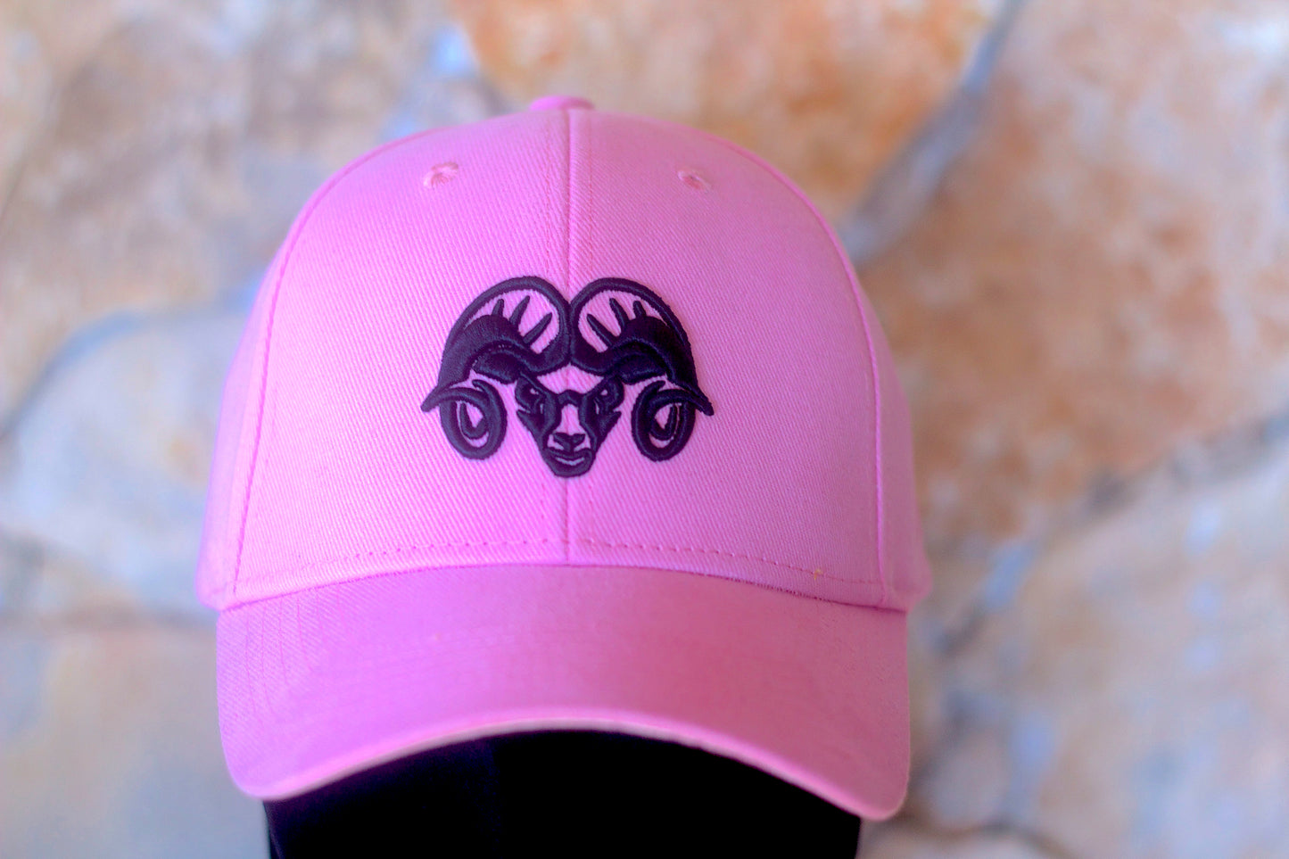 Casquette Rose Logo Noir - Aries By JL